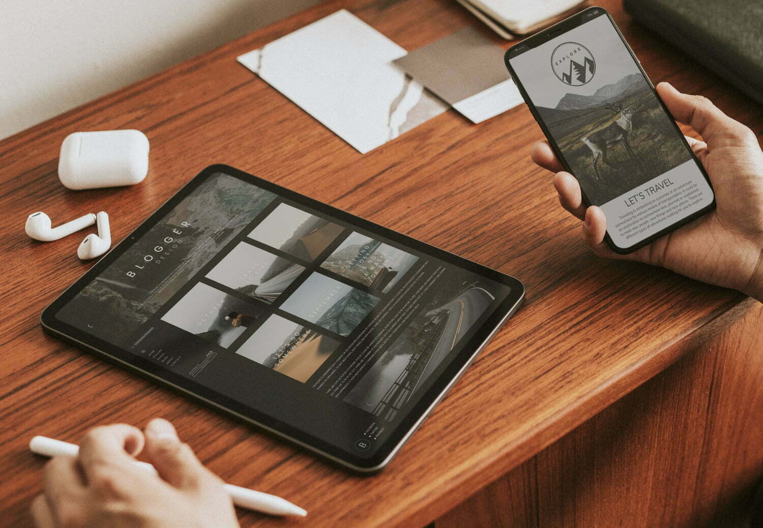 BSPOKE Software - tablet showing dark mode, the latest trend in custom software development