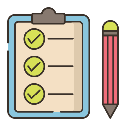 Graphic of a to do list to represent a part manual and digital business system.