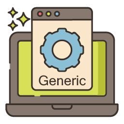 Graphic of a laptop to represent generic software.